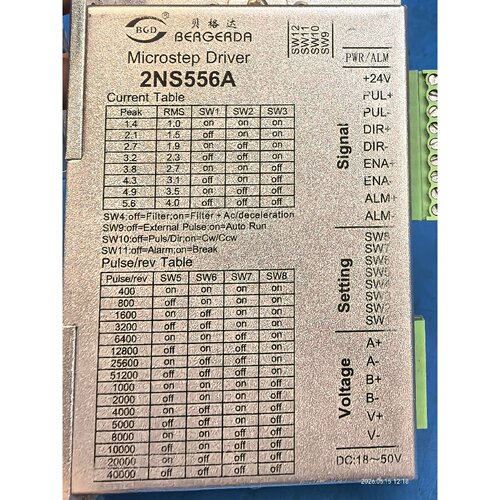 〔议价-可维修〕贝格达57步进驱动器:2NS556A 工业自动化备件