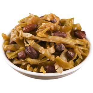 多味水煮笋丝花生竹笋干开袋即食500g袋散装零食杭州临安特产包邮