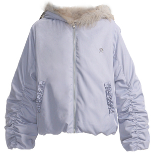 【现货】易碎商店·在北欧 座山雕连帽厚毛绒内胆双面穿外套冬款