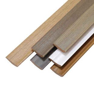 3cm加厚地暖地热地板纯实木踢脚线番龙眼木质简约墙角贴脚线6公分