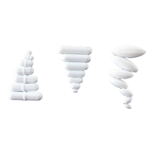 思齐 磁力搅拌子ABC各种规格 磁性搅拌转子 耐高温聚四氟乙烯白色Magnetic Stirrer High Temperature Ptfe