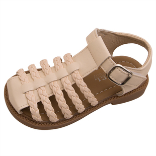 女童凉鞋包头2026夏季新款儿童鞋子女孩公主鞋软底防滑休闲沙滩鞋