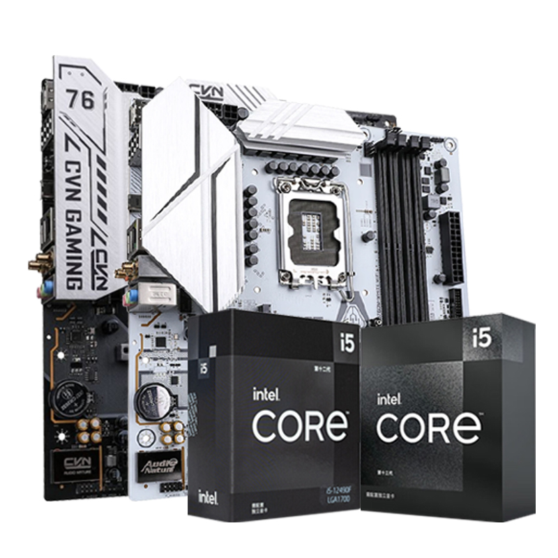 七彩虹B760/Z790主板电竞游戏主板搭英特尔i5 12490F/13490F盒