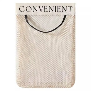 厨房垃圾袋收纳神器塑料袋魔术网兜柜门壁挂式大容量桌面储物袋子