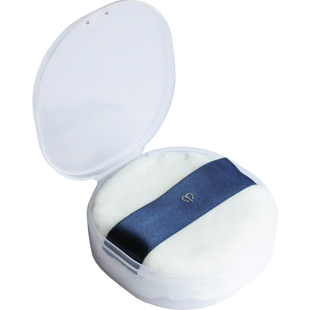 便携化妆棉盒子空盒气垫棉签分装盒透明美妆蛋散粉蜜粉扑收纳盒小