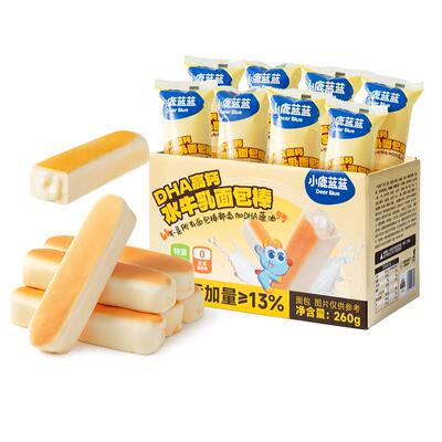 小鹿蓝蓝DHA高钙水牛乳面包棒