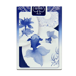北方魔术道具青花瓷扑克牌 Bicycle Porcelain单车牌单车扑克牌