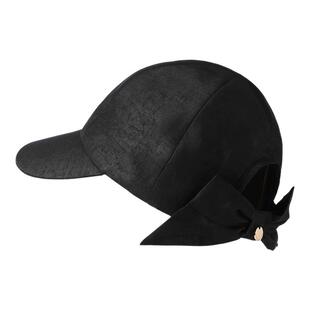 mrduck收藏级 定制龟裂纹提花香云纱棒球帽子女显脸小 软顶遮阳帽