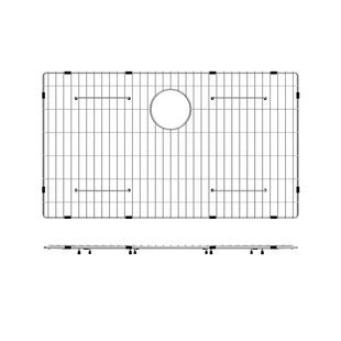 美国TRU厨房水槽304不锈钢沥水网片洗菜盆垫网水池置物架沥水篮