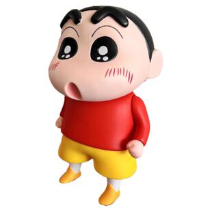 蜡笔小新摆件大号存钱罐客厅玄关装饰品手办桌面可爱公仔小新摆件