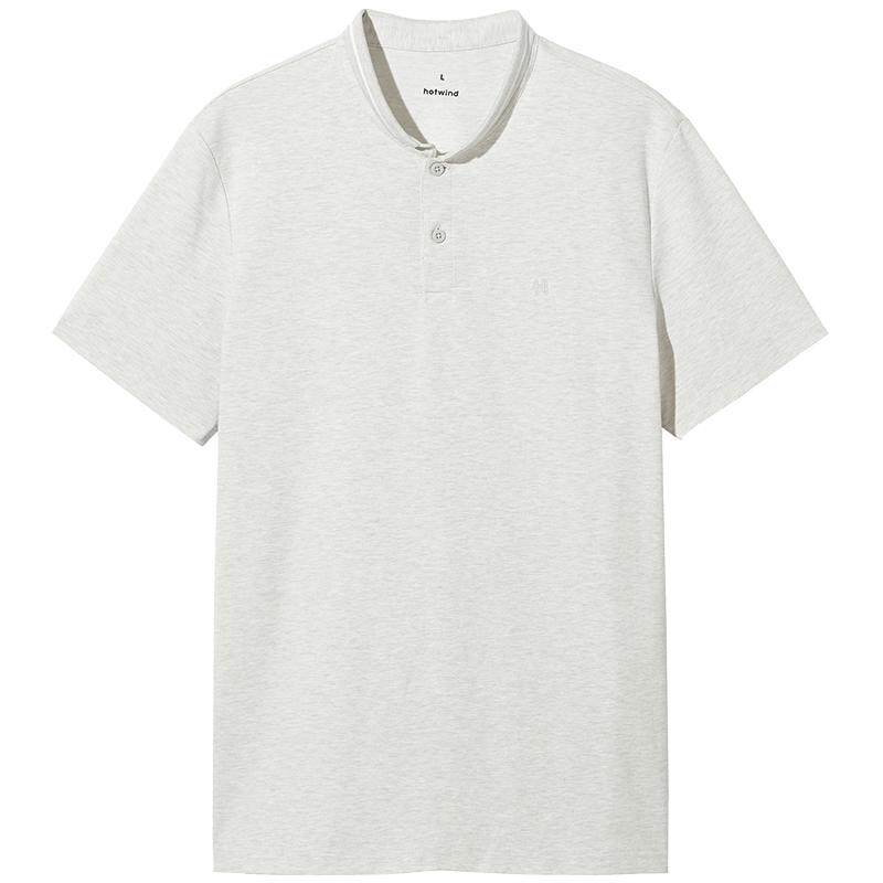 热风2026年夏季新款男士立领POLO衫