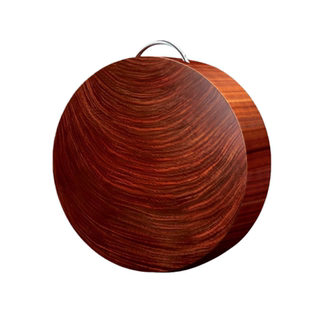 进口铁木砧板菜板实木家用圆形厨房整木防霉抗菌切菜板案板菜墩子