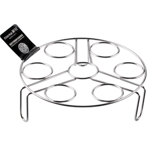 茶花蒸架不锈钢蒸蛋架炒锅蒸笼架家用隔水蒸菜蒸锅架锅内小蒸架子