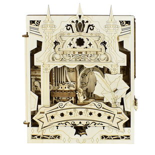 童木趣木质书立拼装模型3d立体拼图礼物儿童礼品玩具diy手工