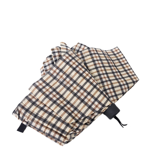 天堂伞官方正品格子雨伞轻巧手动折叠正牌雨具小学生上学儿童专用