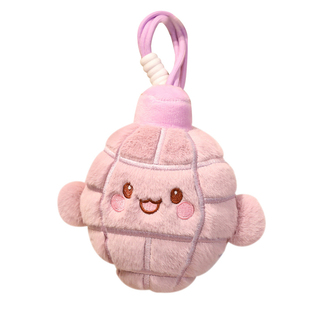 可爱手雷小挂件毛绒玩具手榴弹玩偶布娃娃创意生日礼物送男生女生