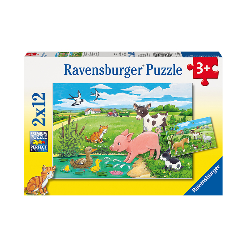 【特惠】睿思Ravensburger幼童早教拼图动物儿童益智玩具礼物2岁+