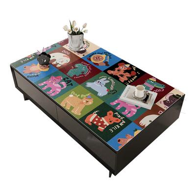 卡通皮革桌垫防油防水免洗茶几垫