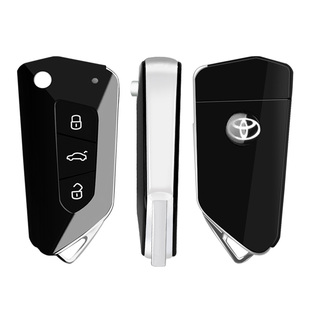 适用丰田威驰fs致炫x致享凯美瑞花冠卡罗拉配车钥匙改装折叠遥控