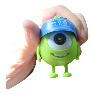 发光大眼仔钥匙扣挂件玩具会说iloveyou我爱你会发声会亮灯大眼怪