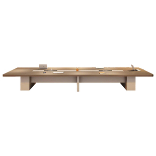 圣黎会议桌长桌现代简约大小型会议室接待洽谈桌长条培训桌椅组合