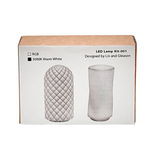 拓竹3D打印LED夜灯MH001创客宝库拓竹led灯打印模型 diy手工led灯