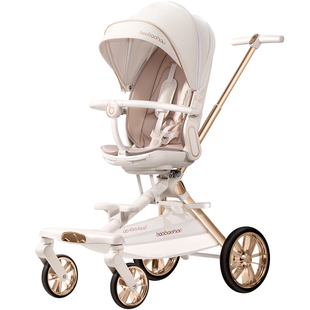 宝宝好V16c遛娃神器可折叠婴儿推车可坐可躺双向高景观溜娃车