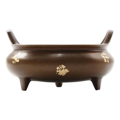 青沉香薰炉黄铜实料压手感足