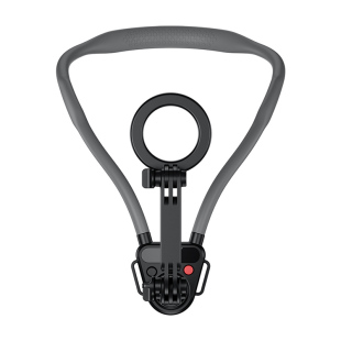 JJC 手机挂脖支架 紫色适用iPhone安卓苹果防抖直播徒步登山胸前固定骑行vlog第一人称视角拍摄日常