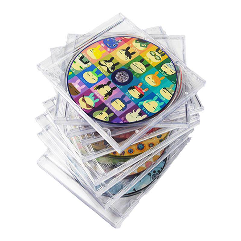 进口特厚亚克力透明cd盒光盘盒专辑盒光碟收纳盒可插封面画册