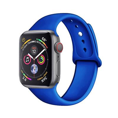 克莱茵蓝硅胶适用iwatch表带