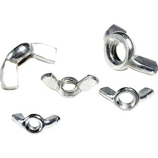 304/316不锈钢/镀锌蝶形螺母羊角螺帽手拧螺丝母M3M4M5M6M8M10M12