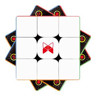 奇艺风三代魔方三阶XMD磁力魔方块益智玩具UV钻面3顺滑速拧比赛用