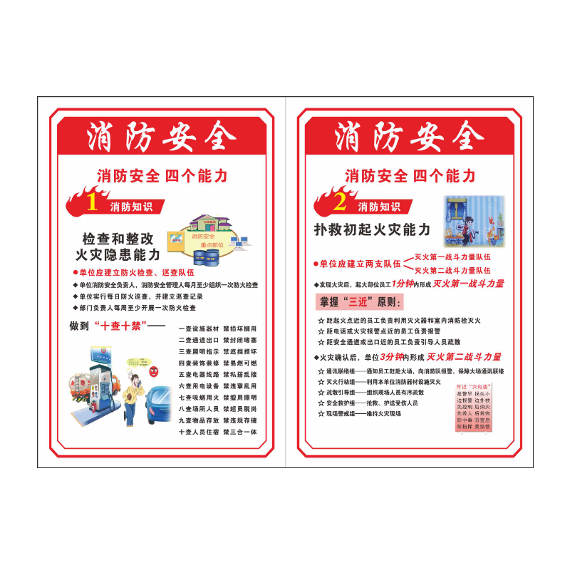 挂画消防安全管理定制