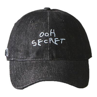 Ooh丹宁刺绣牛仔棒球帽