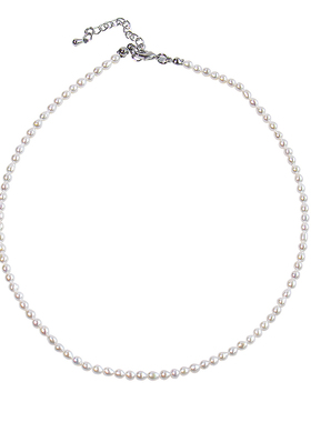 儿童3MM米珠天然淡水细珍珠项链