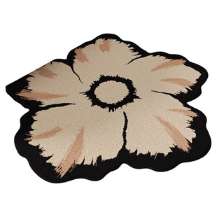 异形卧室地毯不规则耐脏加厚卧室床边毯2024新款客厅沙发茶几地垫