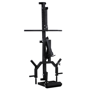 家用墙体哈克深蹲硬拉划船推举双杠单腿蹲起耸肩提踵拉背健身器材