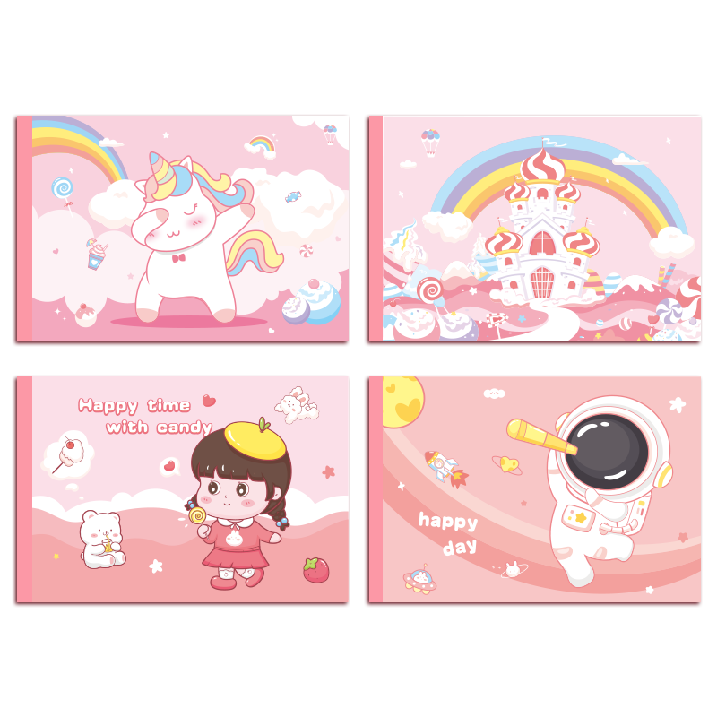 a4画画本儿童图画本小学生涂色