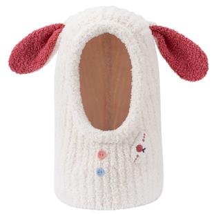 KK树宝宝帽子秋冬季儿童围脖一体冬天男童女孩婴儿套头帽毛线护耳