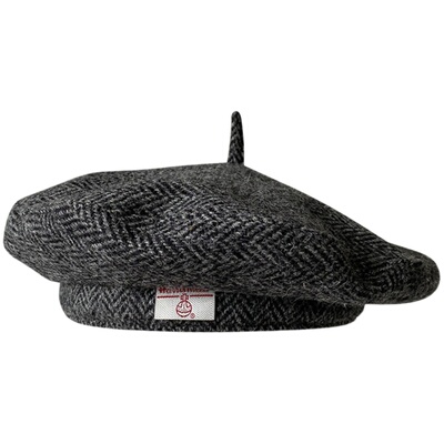 100%纯羊毛秋冬贝雷帽复古女