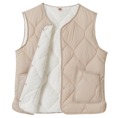 合身秋冬暗扣内穿保暖百搭马甲男