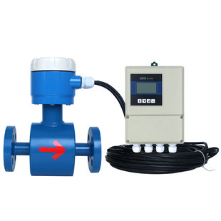 分体式电磁流量计智能污水管道式液体流量计传感器DN50/80/100