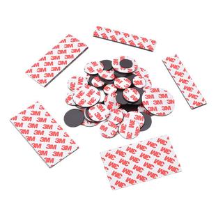 磁性橡胶软磁吸铁石教学强力磁铁贴片冰箱贴超薄圆形背胶磁片磁贴