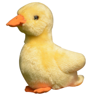 仿真鸭子毛绒公仔可爱小黄鸭玩偶会叫小鸭子玩具儿童生日节日礼物