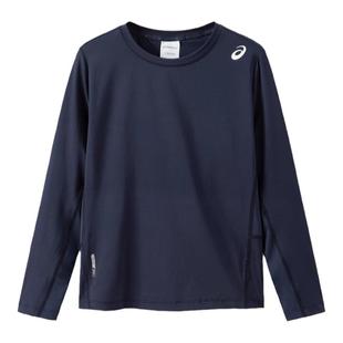 亚瑟士长袖T恤童装男童2025秋季新款运动休闲舒适吸湿速干针织衫
