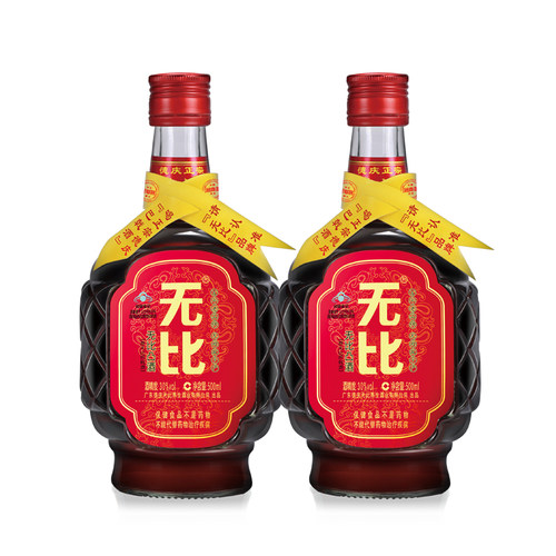 无比巴戟天保健酒30度养生酒500ml纯植物配方广东特产男补酒米酒