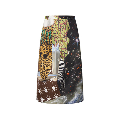 JNBY八芒星音符印花半身裙