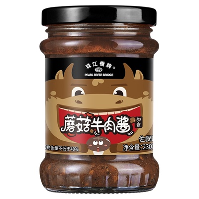 珠江桥牌香菇牛肉酱拌饭酱下饭菜