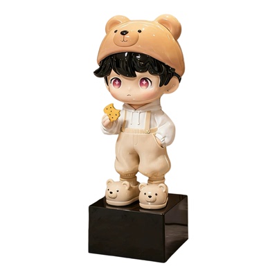 大型落地潮玩摆件存钱罐轻奢高级客厅电视柜旁家居装饰品乔迁礼品